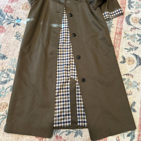 (SOLD) SEZANE Clyde Coat in Dark Green / Khaki, in size FR 34 / US 2 - Picture 5 of 5